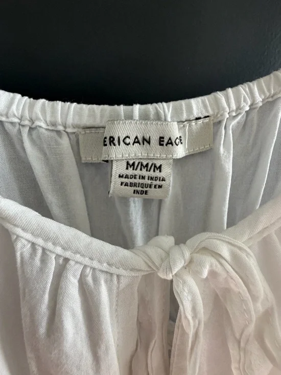 American Eagle white Lightweight Summer Sundress NWOT size M - Picture 4 of 4
